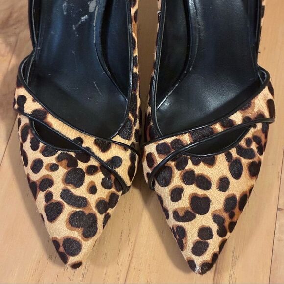 Nine West Leopard Print D'Orsay Pump Women's Size 6M - Picture 7 of 14